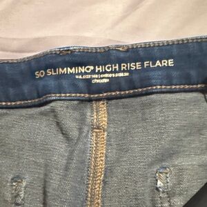 Chico's So Slimming High Rise Flare Jeans in Denim Blue